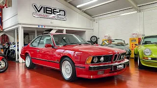 A BMW 635 CSi Highline 1989 with Warranted 54k Miles, Low Owners & Documented History - NOW SOLD!