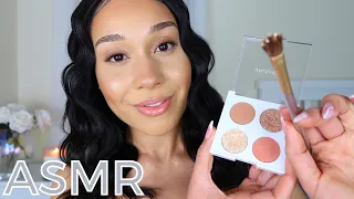 ASMR Doing Your Makeup Roleplay🤍Personal Attention |Face Brushing, Whispering, Tapping  |YesStyle
