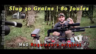 M60 reguladora original Slug 30Grains | 80 Joules - Prontos para mais Long Range
