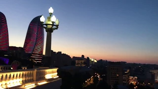 Отпуск в Баку 2017. День 7 Flame Towers, Фуникулёр, Аллея Шахидов