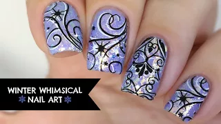 Winter Nail Art Tutorial | Winter Glam