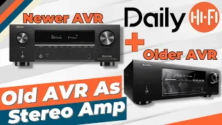 Older AVR As Separate Amp?