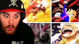 One Piece - Luffy vs Kaido Full Fight Reaction