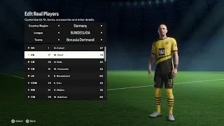 EA SPORTS FC 24 - Borussia Dortmund - Player Faces and Ratings