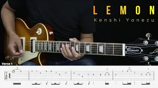 LEMON - Kenshi Yonezu - Guitar Instrumental Cover + Tab