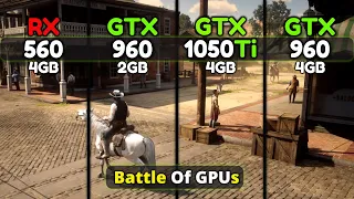 GTX 960 (4GB) vs GTX 1050 Ti vs GTX 960 (2GB) vs RX 560 (4GB) | Test In 9 Games at 1080p