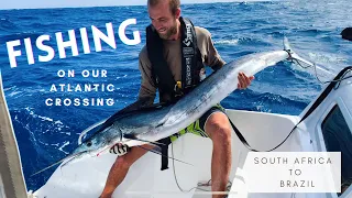 Fishing on a SAILBOAT 🐟⛵️South Africa to Brazil