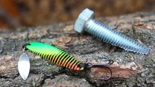 Making a Screw lure v2.0 | diy fishing lure