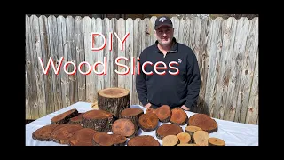 How to Make Wood Slices for Decorations - DIY