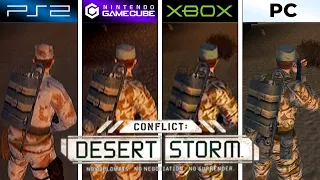 Conflict Desert Storm (2002) PS2 vs GameCube vs XBOX vs PC (Graphics Comparison)