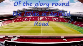 The fields of Anfield Road with lyrics