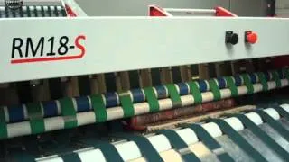 RM18-S mat roller test with tube and paper