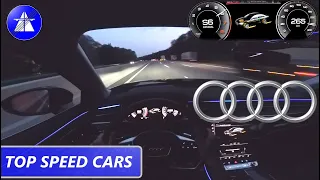 Audi A8 60TFSI-e Quattro TOP SPEED DRIVE ON GERMAN AUTOBAHN