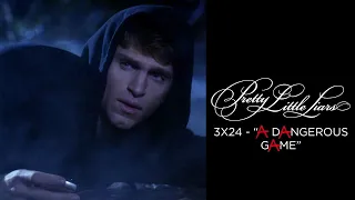 Pretty Little Liars - Toby Wakes Up In The Woods & Finds Lighter - "A dAngerous gAme" (3x24)