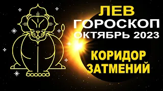 ♌Лев - гороскоп на октябрь 2023 ❗ Коридор затмений