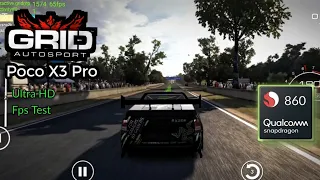 GRID™Autosport On Poco X3 Pro | Snapdragon 860 | Graphics FPS Test⚡