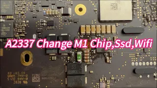 M1 A2337 Change M1 Chip，Ssd，Wifi，Repair Successfully