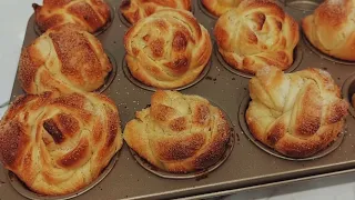 Why didn't I know this easy recipe before ❗️super fluffy and soft puff pastry butter bread.