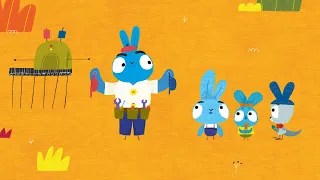 BRAVE BUNNIES / ХОРОБРІ ЗАЙЦІ. Захопливе змагання Хто накращий - Хоробрі Зайці або Кенгуру?