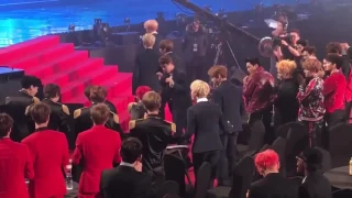 BTS's table flips during SMA 2017