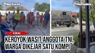 Viral Warga Keroyok Wasit Diduga Anggota TNI, Satu Kompi Balik Kejar Warga
