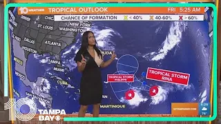 Tracking the Tropics: NHC monitoring tropical storms Philippe, Rina | 5 a.m. Friday