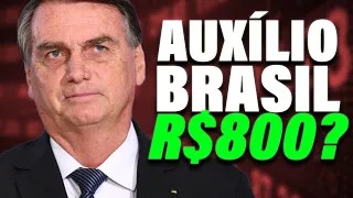 Bolsonaro promete Auxílio Brasil de R$ 800 em propaganda