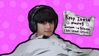 if you want chaos, just watch kpop idols playing SCREAM IN SILENCE! edited by kpopieanna 😎