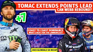 HUNTER LAWRENCE RACING 450'S IN 2024? DID ELI TOMAC JUST SECURE THE TITLE? GLENDALE SX JETT LAWRENCE