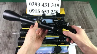 Kính ngắm PCP giá rẻ | Kính ngắm bushnell 3-9x40 | kính ngắm cực rẻ - siêu nét - có đèn hồng tâm....