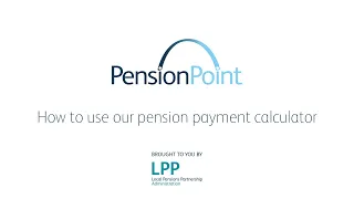 PensionPoint - How to use our pension payment calculator