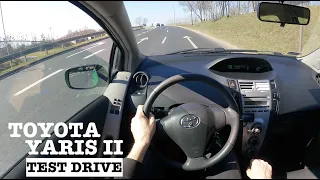 2008 Toyota Yaris II 1.3 VVT-i 86HP | 4K POV Test Drive | 0-100 | Review