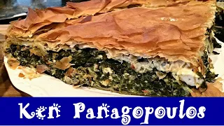 Spanakopita | Greek Spinach Pie Recipe | Σπανακόπιτα