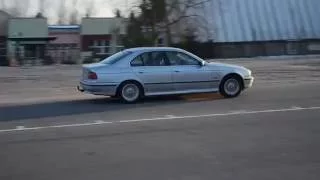 BMW E39 535i V8 muffler exhaust sound