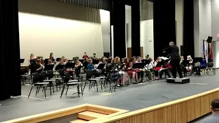 Upperman Middle School 7th & 8th grade band Christmas Concert 2018 (2 of 3)