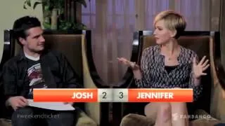 Jennifer Lawrence and Josh Hutcherson Funny Moments HD