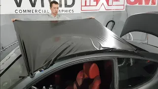Showing A Beginner How To Vinyl Wrap A Roof