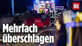 Tragischer Unfall auf der A4: Crash mit Kettenreaktion fordert zwei Todesopfer