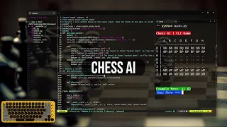 ASMR Programming - Chess AI (Python) VIM / Neovim - No Talking