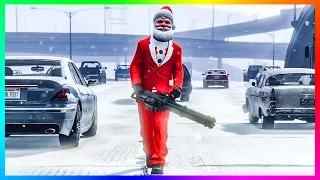 GTA 5 CHRISTMAS DLC 2015 SNOW GAMEPLAY! - FESTIVE SURPRISE 2015 SNOW GAMEPLAY! (GTA ONLINE)