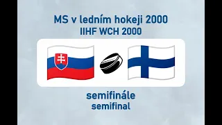 MS v ledním hokeji 2000, SVK-FIN (semifinále)