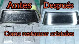 cómo restaurar cristales de un Hot wheels