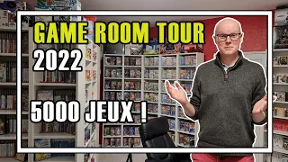 TOUTE MA COLLECTION DE JEUX VIDEO 2022 - GAME ROOM TOUR