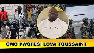 NOUVE PWOFESI 2024 LOVA TOUSSAINT ANKO MOUVMAN BWAKALE A TOUNEN ANKO GEN YON GWO GENARL KAP TONBE