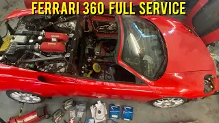 Ferrari 360 CS Spider Project FULL SERVICE - Building The Missing Ferrari - Part 8