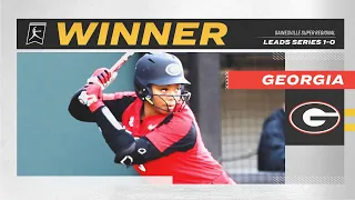 Georgia vs. Florida: NCAA softball super regional, Game 1