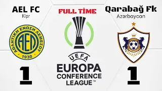 AEL FC - QARABAG FK 1-1 | TƏKRAR FULL TİME | 05.08.2021