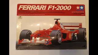 Tamiya 1/20 Ferrari F1-2000 Model Kit - No: 20048 - Schumacher