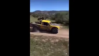 2022 Score Baja 400 low helicopter pass.