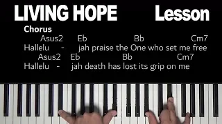 Living Hope - How to Play on the Piano (Part 1) [Eb]